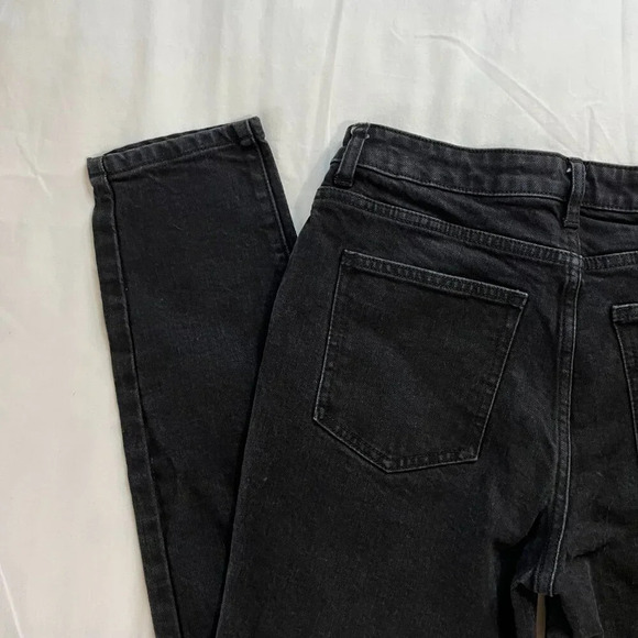 American Apparel Women's The Pencil Jean High Waist Black Denim Jeans | Size 29 - Picture 6 of 7